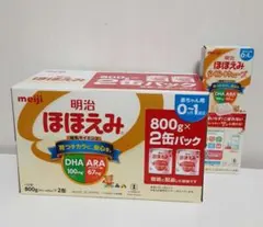 明治 ほほえみ 800g×2缶パック+ほほえみらくらくキューブ4袋入りのサムネイル