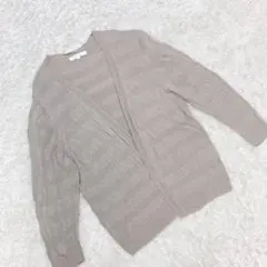 grove グローブ　メンズ 　レディース　カーディガン　ボーダー　ニット　長袖