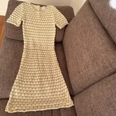 Christian Dior 半袖ひざ丈ワンピース