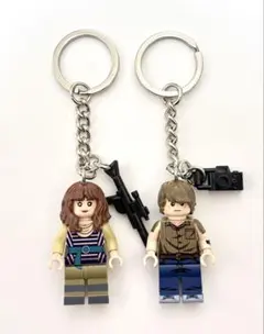 ストレンジャーシングス ミニフィグ キーホルダー ジョナサンとナンシー2個セット