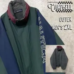 【希少カラー☆US輸入90s】ノーティカ リバーシブルジャケット メンズ2XL