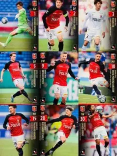 浦和レッズ レギュラーカード 全9種コンプ EPOCH 2023 Jリーグ