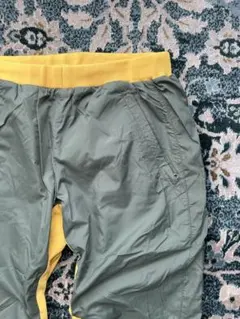 55DSL ナイロン×スウェット切替パンツ S 90s