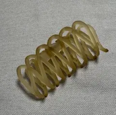 クリップ　髪留め　オレンジベージュ