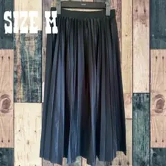 美品 ブラック プリーツスカート Mサイズ