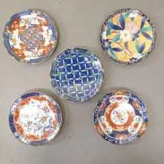 有田焼　雅東苑窯　陶磁器豆皿　小皿　5枚セット