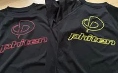 ファイテン 半袖　Tシャツ　レア　赤黄　2枚セット　バレー　卓球　バドミントン