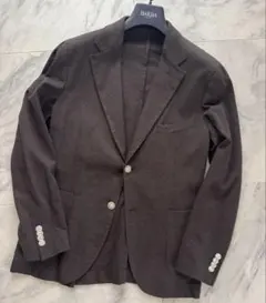 LARDINI テーラードジャケット ダークグレー　未使用 LARDINI テーラードジャケット ダークグレー