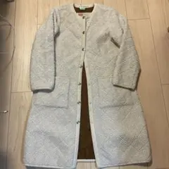 トラディショナルウェザーウエア　ボア　キルティングコート　34