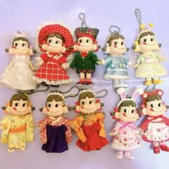 アイドルペコちゃん コレクションハウス 人形10体付き - メルカリ