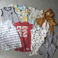 ベビー服 ロンパース 80 男の子 まとめ売り 夏服