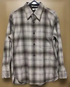 UNIQLO フランネルオーバーサイズシャツ（長袖） Sサイズ