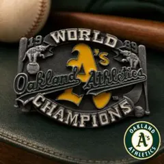 希少 1989年 オークランド アスレチックス ワールドシリーズ優勝記念 MLB 希少 1989年 オークランド アスレチックス ワールドシリーズ優勝記念
