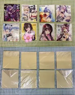 麻雀ファイトガール 2周年記念くじ ミニ色紙 全種セット パイン イヨ