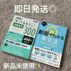 やっておきたい 英語長文 300 & 動画でわかる 英文法