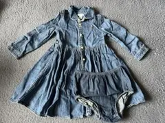 Ralph Lauren デニムワンピース 24M 90
