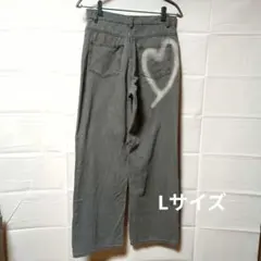 GRL ハートポイントデニムパンツ [gn177] Lサイズ