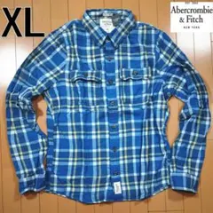 新品 処分品 アバクロ長袖シャツ XL Abercrombie & Fitch