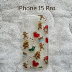 新品未使用⭐️iPhone15Pro ジンジャーブレッドマン クリスマス 充電対応