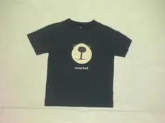 106217　モンベル　キッズ　Tシャツ　黒　サイズ120のサムネイル