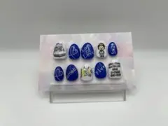 ハンドメイドの嵐、大野智風ネイルチップになります