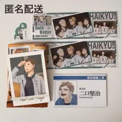 ハイキュー ぱしゃこれ 名刺カード ロングステッカー フレークシール 二口堅治