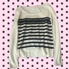 平成森ガールcoquetteフェアリーグランジレースニット