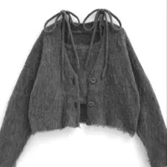 GRL キャミソール カーディガン シャギーニット アンサンブル pm502