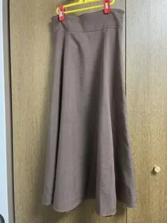 ロングスカート ブラウン 婚活 値下げ