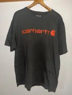 carhartt グリーンブラックTシャツ L ルーズフィット