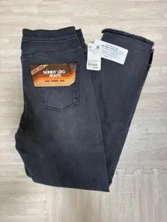 coen スキニーデニム ブラック L 新品