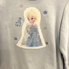 any FAM アナと雪の女王 スパンコール トレーナー 130cm
