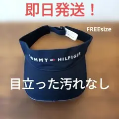 【即送】TOMMY HILFIGER GOLF サンバイザー ネイビー ブラックのサムネイル