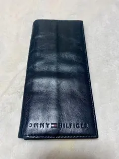 TOMMY HILFIGER 黒 レザー 長財布