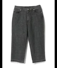 未使用12,100円★BEAMS ビームス★ワイド カットオフ デニムパンツ　Ｍ