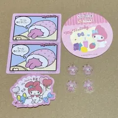 マイメロディ コレクターズカード シール ステッカー コースター サンリオ