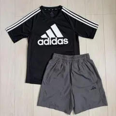 adidas アディダス　Tシャツ＆ショートパンツセット　Sサイズ　キッズ