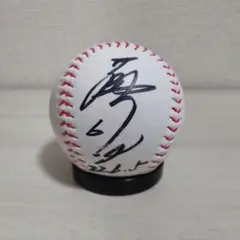 落合博満氏　直筆サインボール