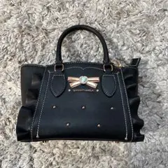 れ*い様 SAMANTHAVEGA ブラック ハンドバッグ