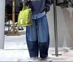 ニコアンド EASY BARREL DENIM2 Lサイズ