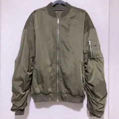 Helm レディース　ブルゾン　ジャケット　カーキ　M