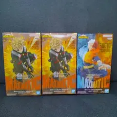 【未開封】 MAXIMATIC 僕のヒーローアカデミア 3体セット 爆豪 轟