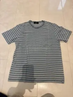 AZUL by moussy ストライプ Tシャツ