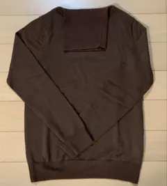 無印良品　ウール100% ブラウン　茶色　ニット セーター　Sサイズ