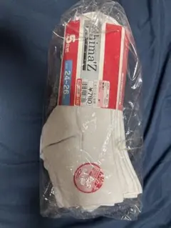 まむら Shima'Z 婦人靴下ハイカット 5足組 24-26cm 濃白未使用品のサムネイル