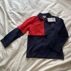 新品　Paul Smith JUNIOR ハーフジップ長袖ポロシャツ　4A