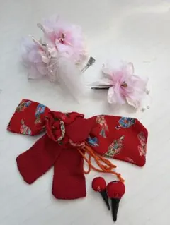 七五三 髪飾り まとめ売り 和装 リボン 花