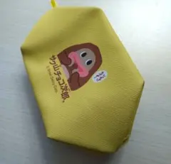 サク山チョコ次郎 ポーチ イエロー