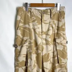 英国 イギリス軍 DPM デザートカモ カーゴパンツ　ユーロミリタリー　迷彩柄のサムネイル