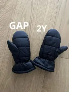GAP 黒 ミトン型手袋 キッズ用